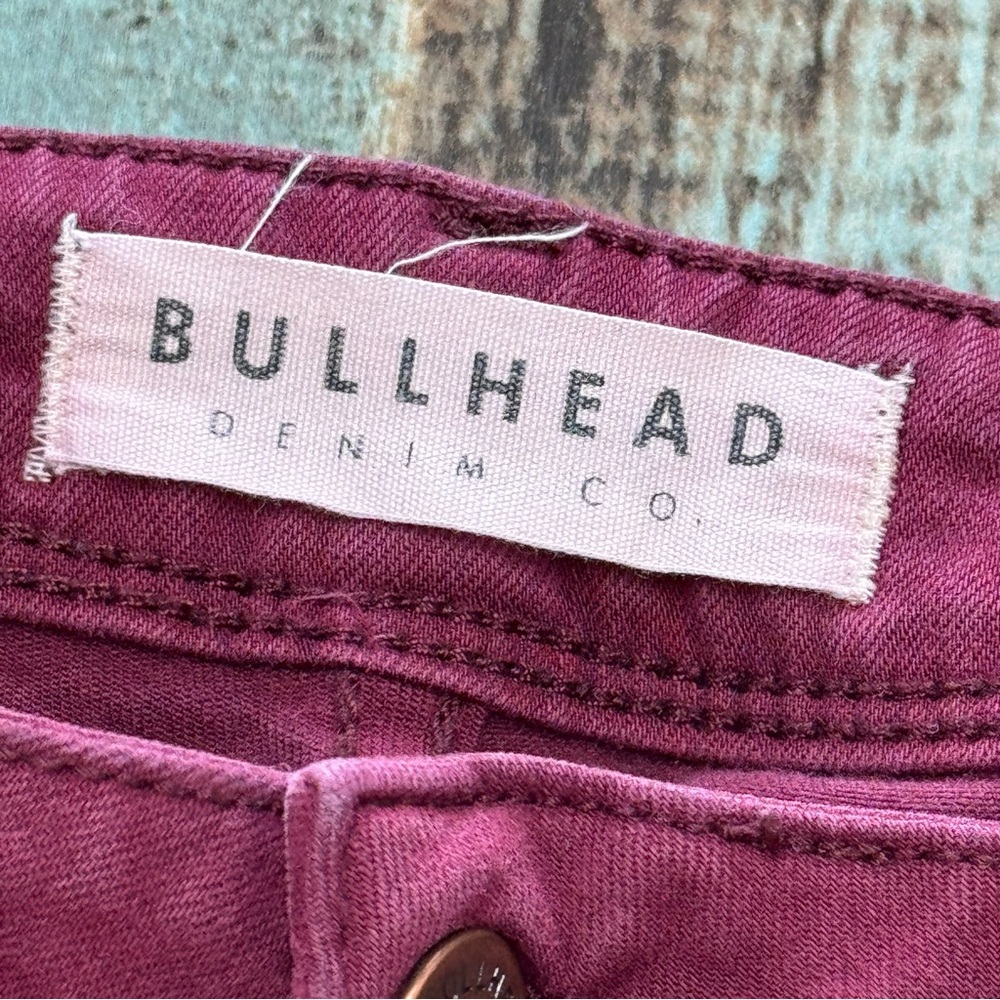 Women’s Juniors “BULLHEAD” High-waisted Skinny Jeans | #T7 - Picture 6 of 12